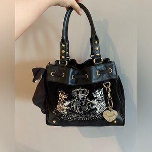Juicy Couture Velour Purse (with Bow on the side)